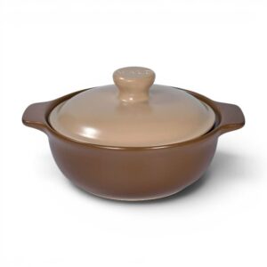 Wald casseruola induzione marrone Wood & Green 24 cm con coperchio