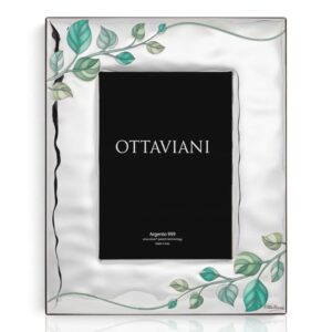 Ottaviani Portafoto edera 13x18 cm Mirosilver