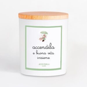 Candela Accendila Buona Vita Fiori d’Arancio 200 g