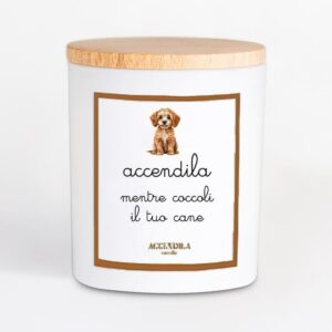 Candela Accendila Cane Vaniglia Intensa 200 g