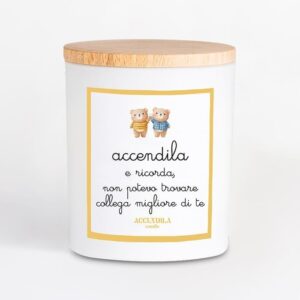 Candela Accendila Collega Resine e Bacche di Vaniglia 200 g