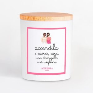 Candela Accendila Damigella Ribes Nero e Fragole 200 g