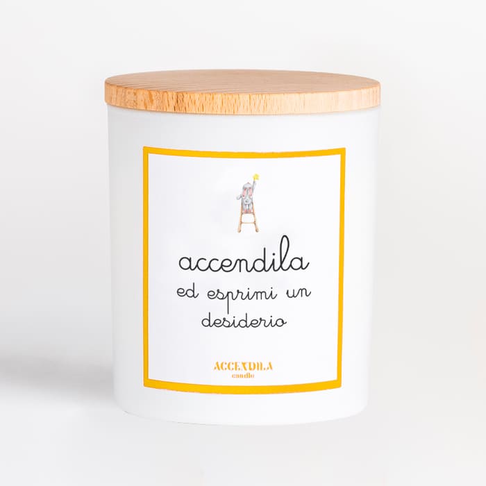 Candela Accendila Desiderio Ribes Nero e Fragole 200 g