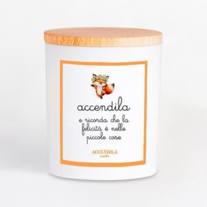 Candela Accendila Felicità Kumquat e Pompelmo Rosa 200 g
