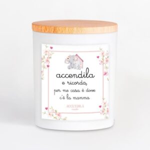 Candela Accendila Mamma È Casa Iris e Tuberosa 200 g