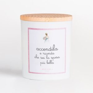 Candela Accendila Sposa Fiori d’Arancio 200 g