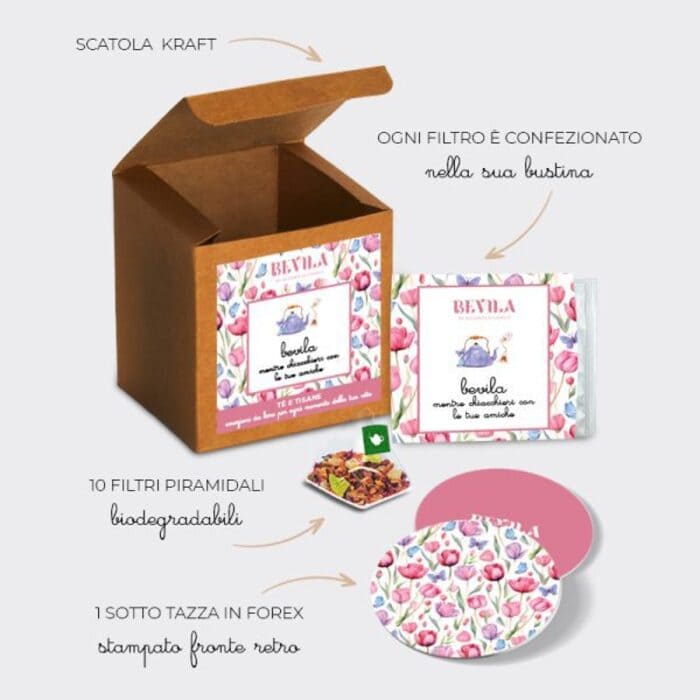 Bevila Amiche Infuso ai Frutti Rossi con 10 filtri