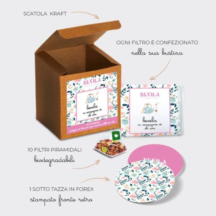 Bevila Compagnia Tisana Zenzero e Limone con 10 filtri