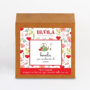 Bevila Cuore Tè Verde Lampone e Violetta con 10 filtri