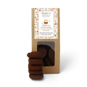 Bevila Biscottini Ti Voglio Bene Mamma Cioccolato e Sale Maldon 180 g
