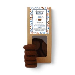 Bevila Biscottini Ti Voglio Bene Papà Cioccolato e Sale Maldon 180 g