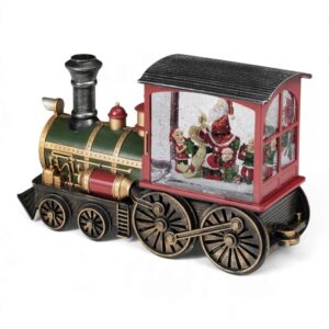 Fantin Argenti treno natalizio boule de neige con luci LED musica e movimento 30,5 cm 30210